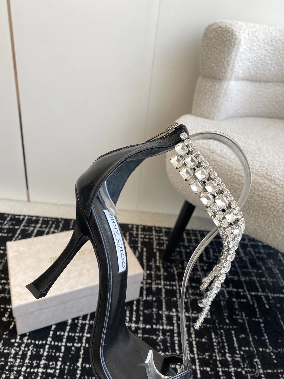 COCO--Ji77y 3ho5 VERITYSANDAL100BYK lambskin Heel height：9.5cm item:E-X000C0494H